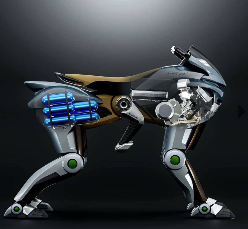 Kobot Kawasaki Corleo vue de profil