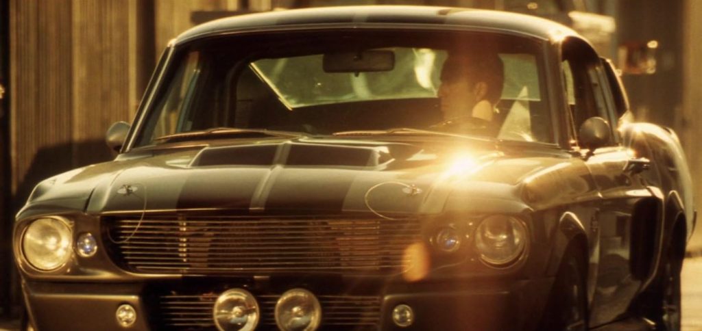 Mustang Eleanor roulant de nuit 60 secondes chrono film