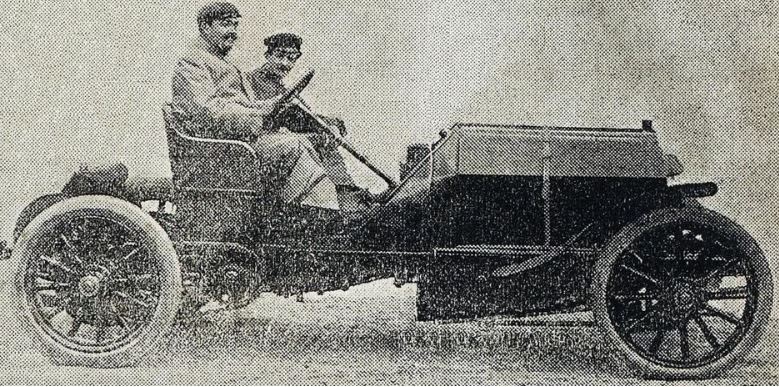 Histoire de Lancia: Vincenzo Lancia à bord de la Fiat GP 1906