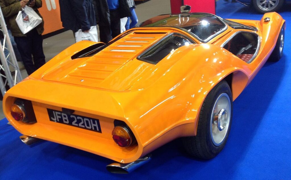 Orange mécanique voiture Probe 16 arrière