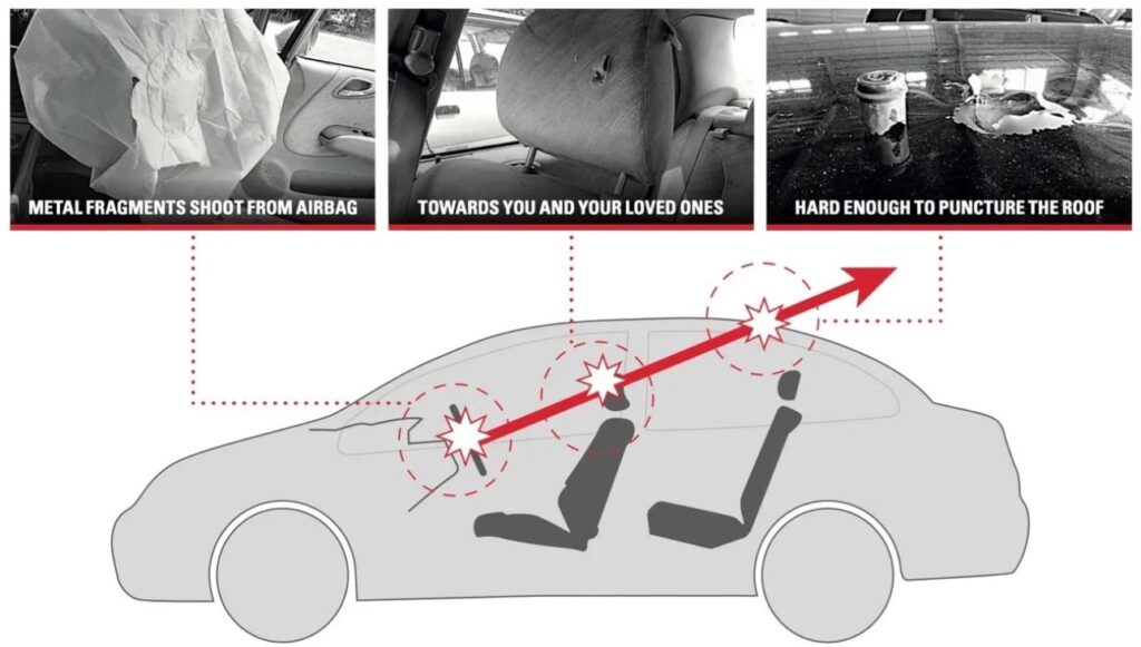 Airbags Takata lettre de rappel Honda