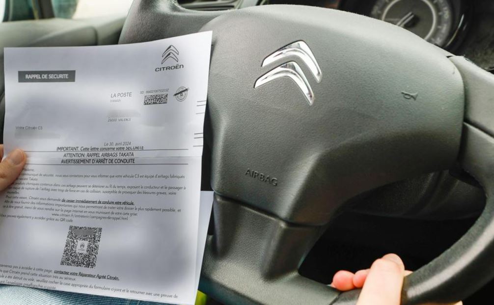 Airbags Takata rappel