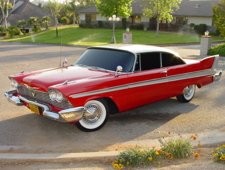 Christine Plymouth Fury vue de haut