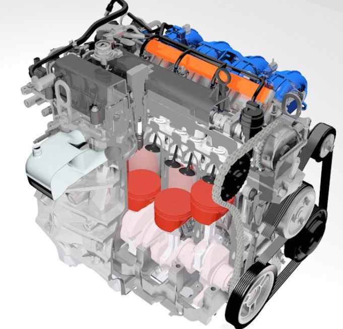 Moteur Atmospherique éclaté