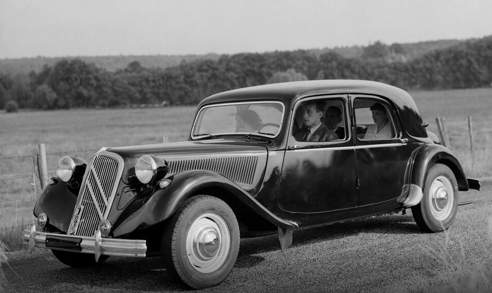 Suspensions hydropneumatiques Citroën Traction 15 Dix H 1954