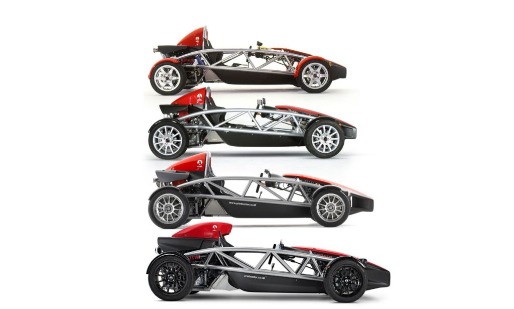 Ariel Atom 4RR évolution jusqu'à 4RR