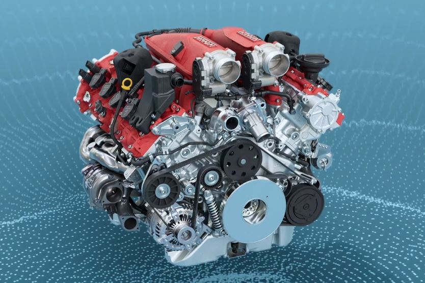 Ferrari Amalfi moteur