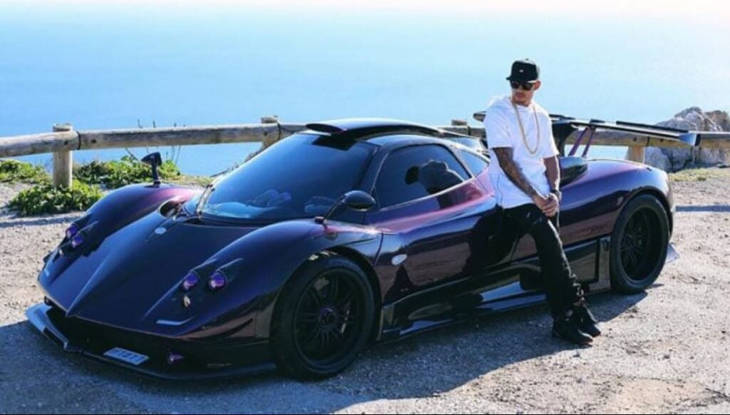 Voitures de Lewis Hamilton ici avec sa Pagani Zonda 760LH