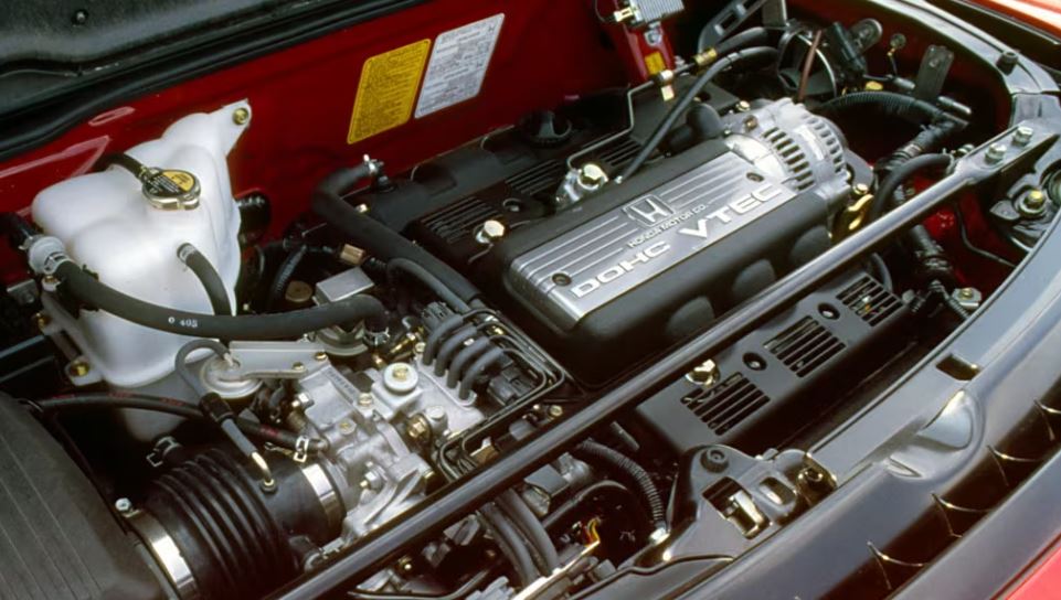 Honda NSX rouge moteur