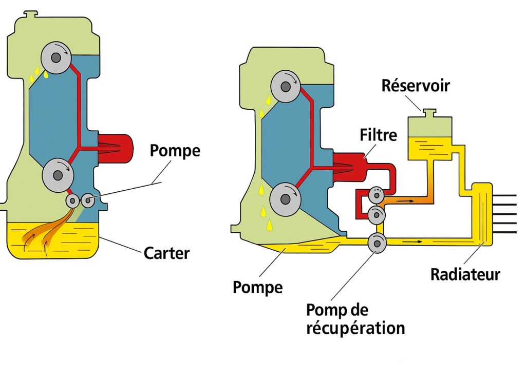 Caerters secs comparaison carters humides