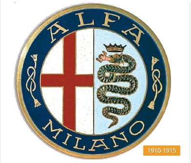 Histoire du logo Alfa Romeo 1910-1915