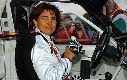 Michèle Mouton au volant Audi Quattro