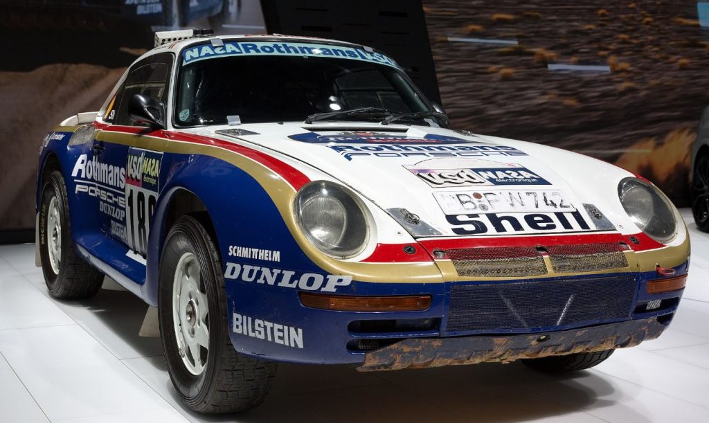 Paris Dakar Porsche 959 vainqueur 1986