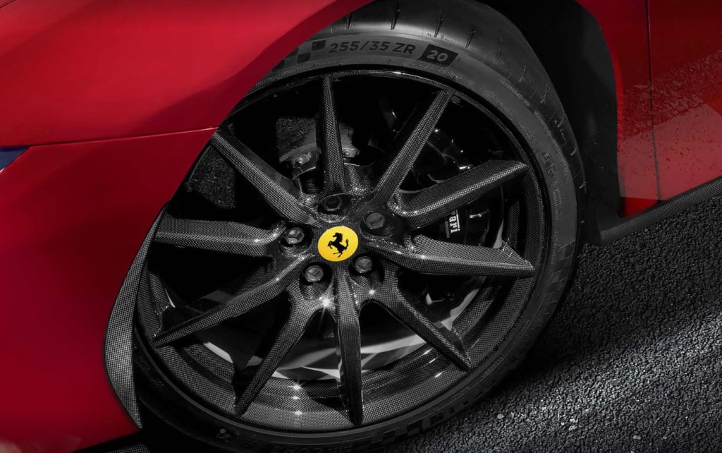 Evolution des materiaux Jantes carbone Ferrari SF90 Stradale