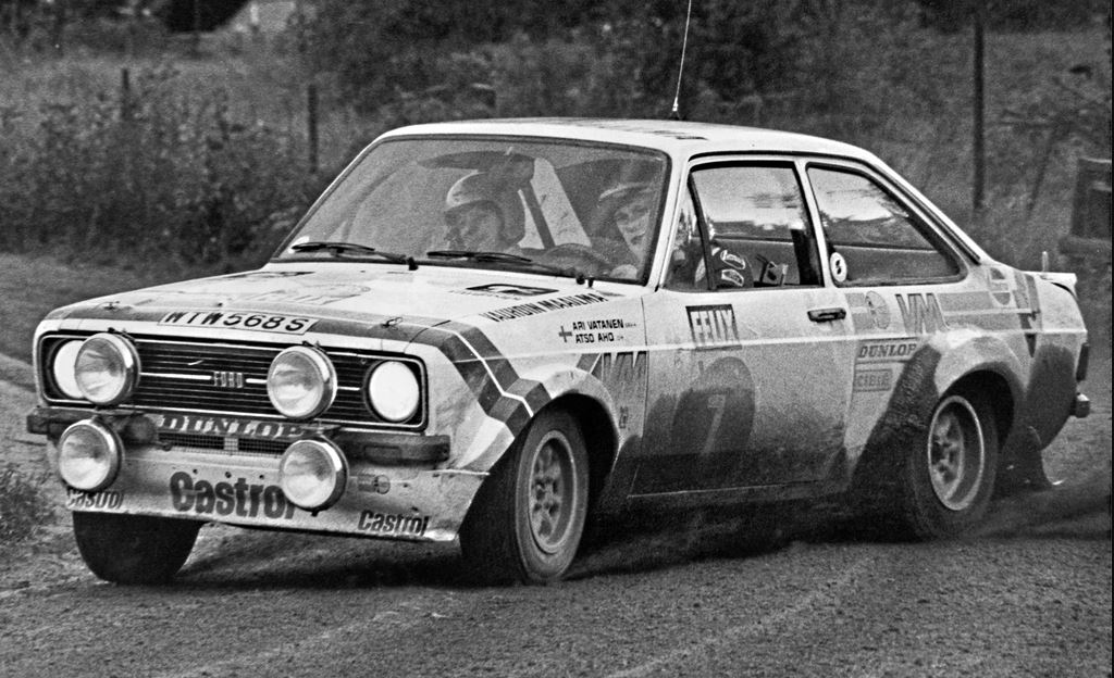 Rallye des mille lacs 1978 Ari Vatanen sur Ford Escort RS 2000