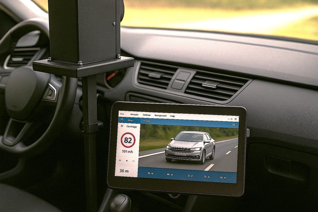 voiture radar intérieur