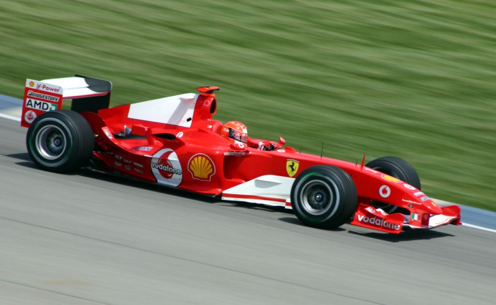 Histoire F1 Schumacher gand prix des Etats Unis 2004
