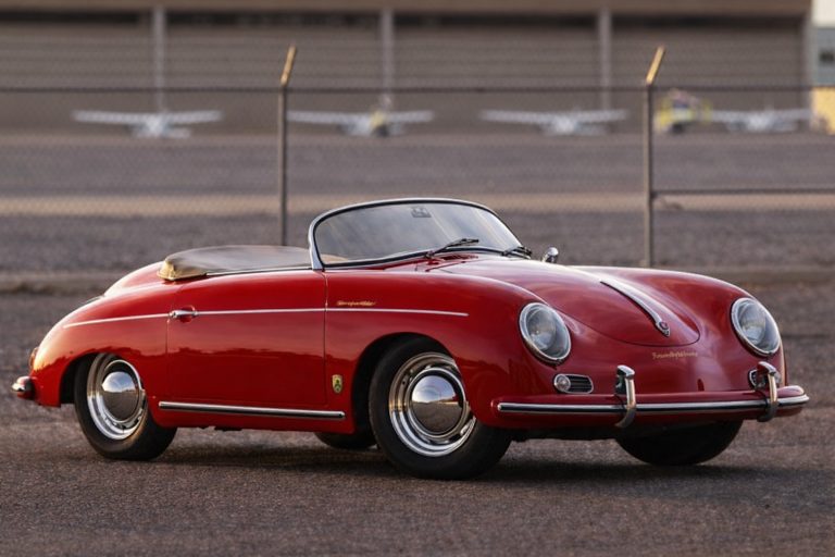 Porsche 356A Speedster 1956 rouge