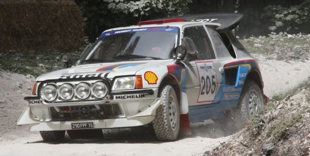 Rallye groupe B Peugeot 205 T16