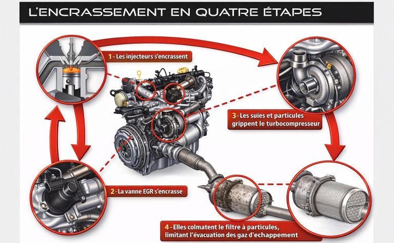 Additifs carburant causes d'encrassement du moteur