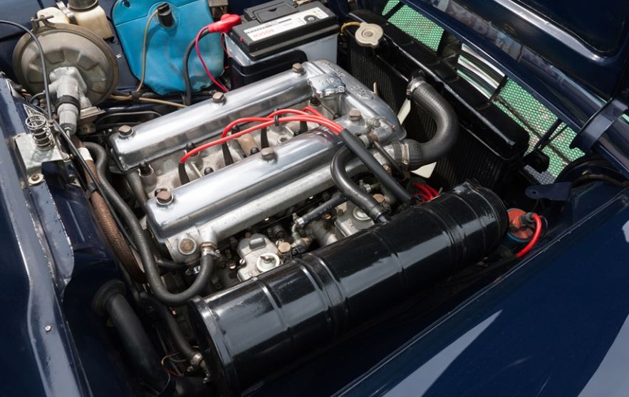 Moteur Alfa Romeo Giulia GT Junior double arbre, mécanique italienne des années 1960