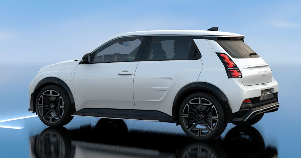 Alpine A290 blanche arriere gauche