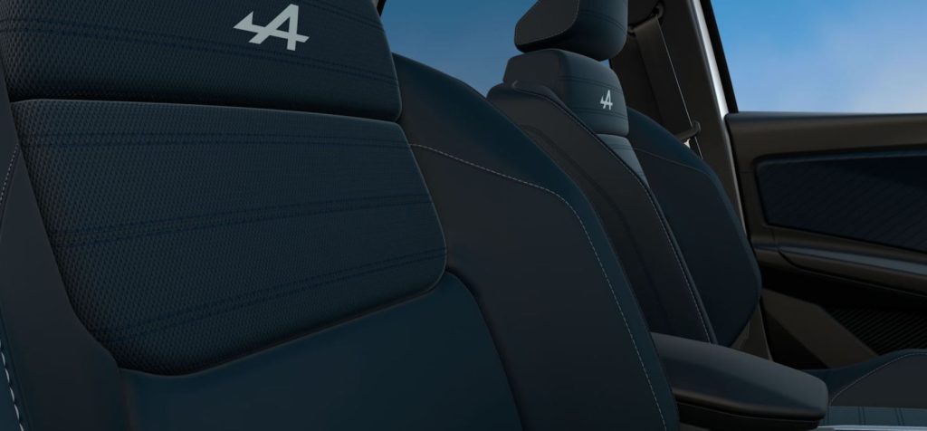 Alpine A290 sièges