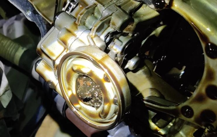 Arret moteur Purtech 2026Crépine bouchée par résidus courroie