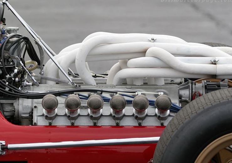 Collecteur spaghetti 12 cylindres Ferrari F1 312