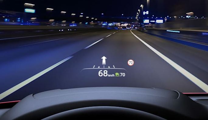 Affichage tête haute actuel