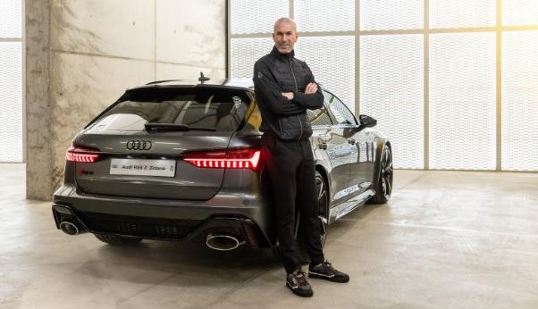 Voitures de Zinedine Zidane Audi RS6 dans le cadre du partenariat du Real Madrid avec la marque