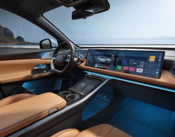 Voitures électriques chinoises Xpeng G9 intérieur