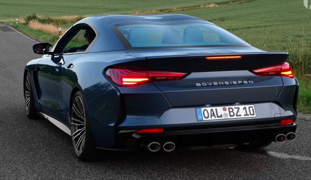 Bovensiepen Zagato vue de profil, double bossage du toit signature Zagato