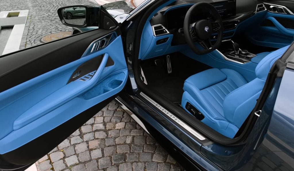 Bovensiepen Zagato vue de profil, intérieur