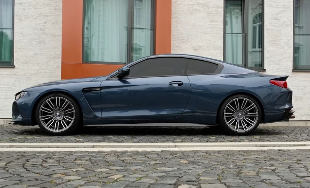 Bovensiepen Zagato vue de profil, signature Zagato sur base BMW M4