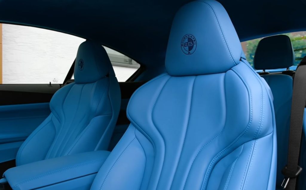 Bovensiepen Zagato vue de profil, ssièges estampillés Bovensiepen