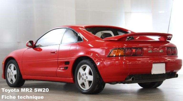 Fiche technique Toyota MR2 SW20