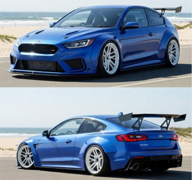 Histoire de Cosworth illustration de ce que serait une Ford Escort RS Cosworth en 2025