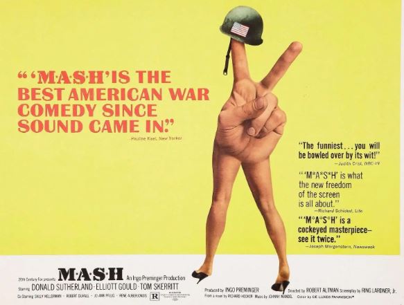 Affiche originale du film M.A.S.H réalisé par Robert Altman en 1970