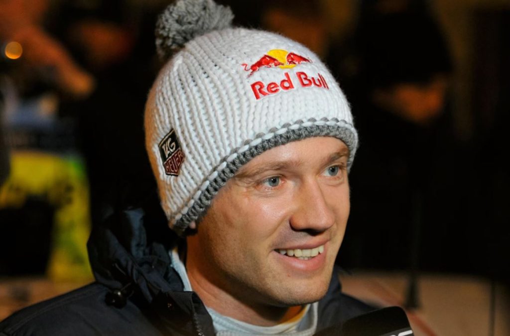 Portrait de Sébastien Ogier, nonuple champion du monde des rallyes WRC.