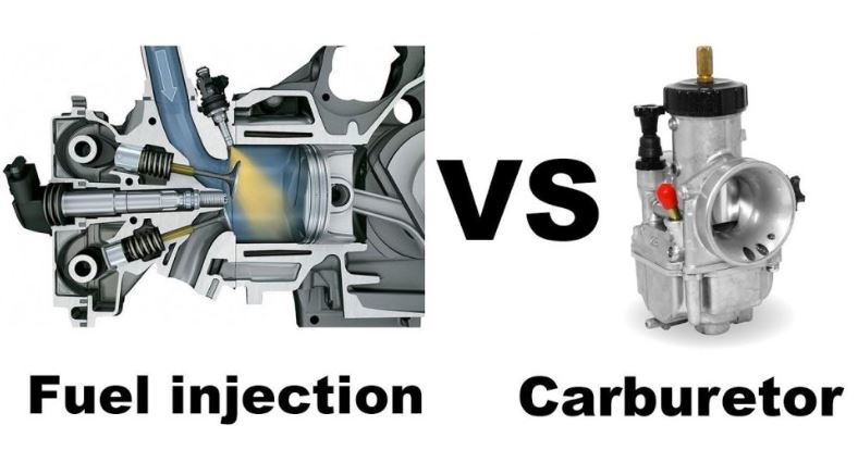 Injection vs carburateurs, comparaison visuelle entre système d’injection et carburateur