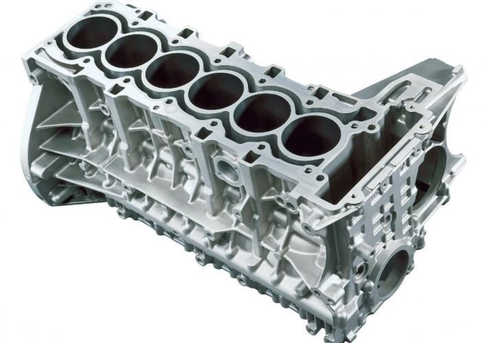 bloc moteur aluminium six cylindres en ligne moteur thermique