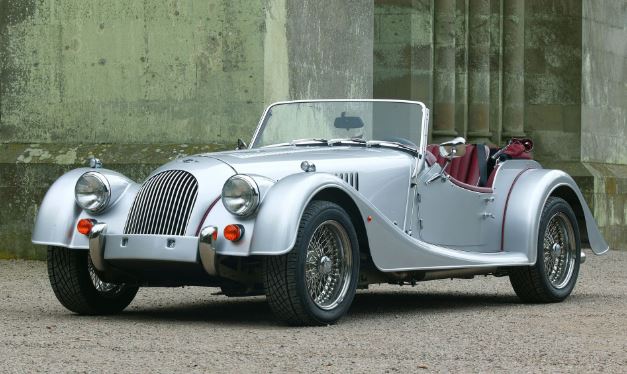 Morgan Plus 8 britannique classique, esprit vintage des voitures de Mick Jagger