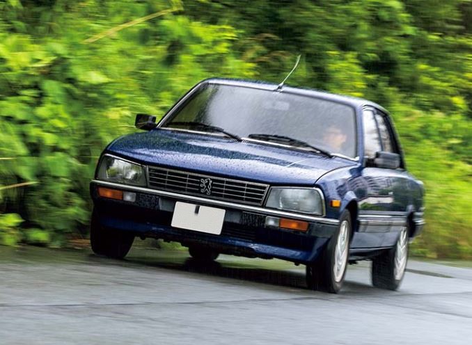 Peugeot 505 berline française, voiture utilisée par Mick Jagger au quotidien