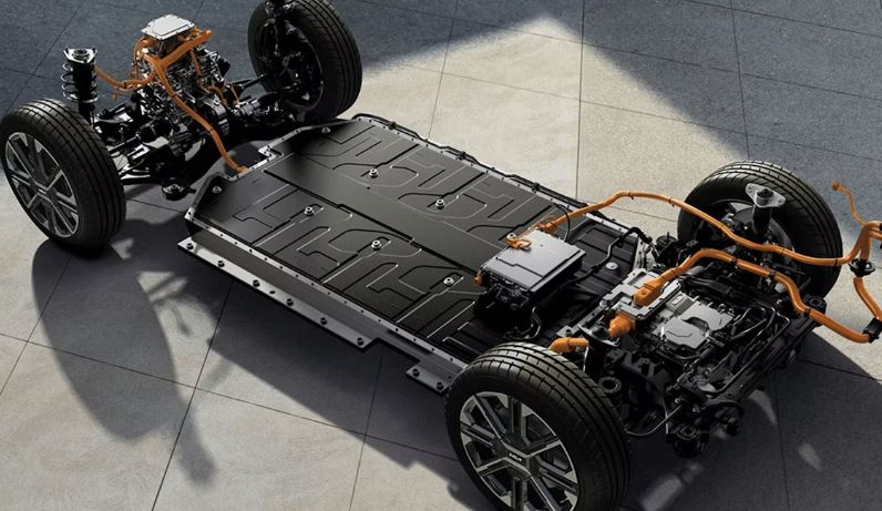 Plateforme électrique Kia EV6 architecture 800V batterie et moteurs