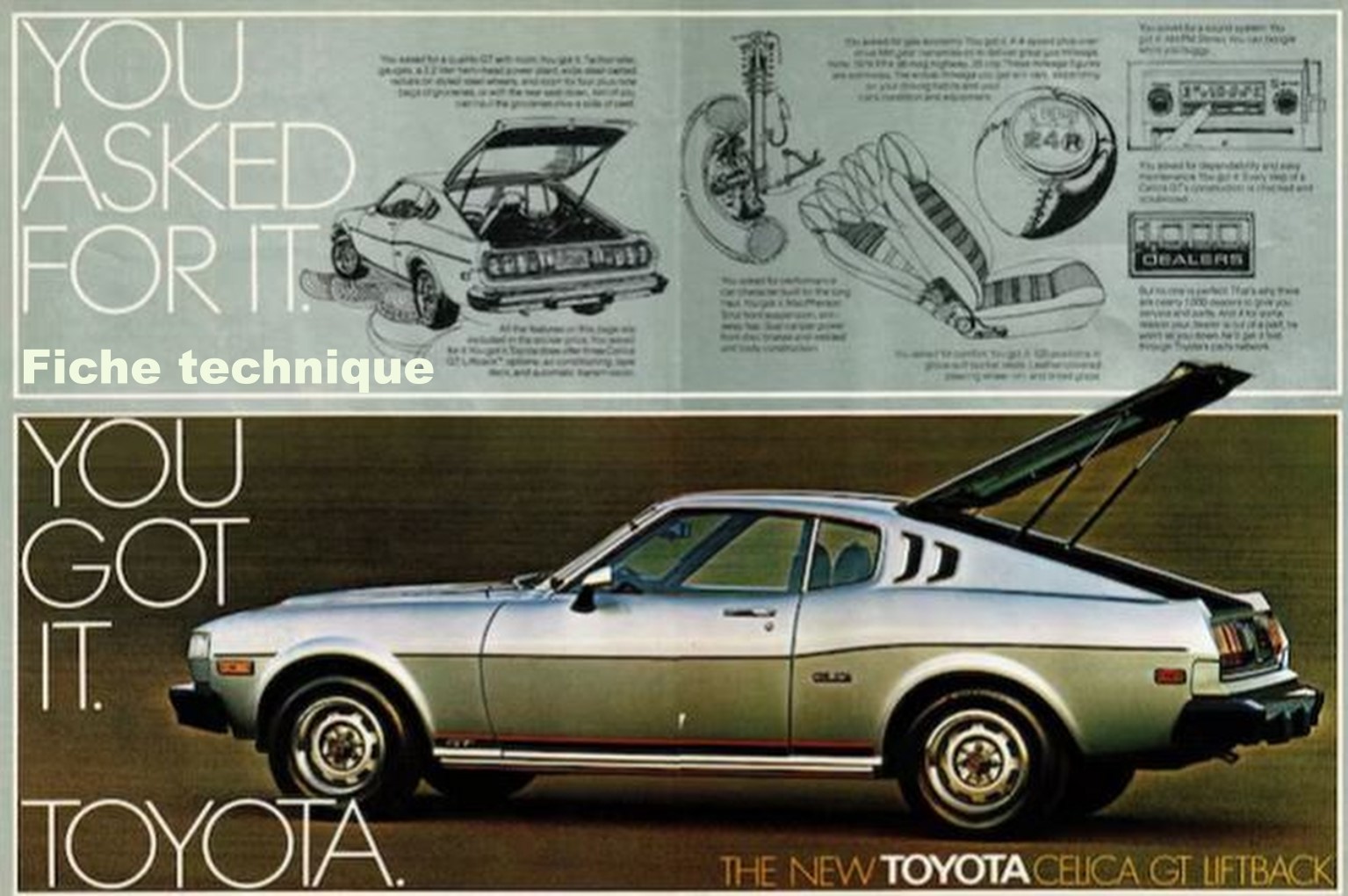 Fiche technique Toyota Celica Liftback (1973-1977)
