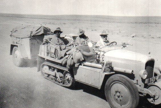 autochenille Citroën Kégresse lors de la Croisière Jaune en 1932
