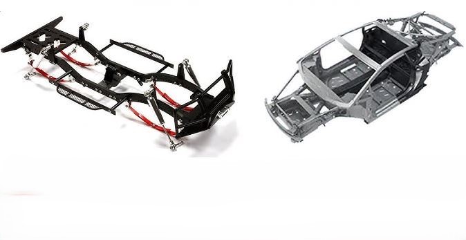 comparaison entre châssis à échelle et châssis monocoque automobile