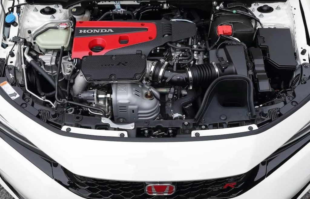 moteur Civic Type R FK2 2.0 turbo VTEC vue compartiment moteur