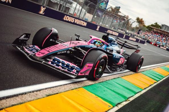 monoplace Alpine F1 engagée en championnat du monde de Formule 1